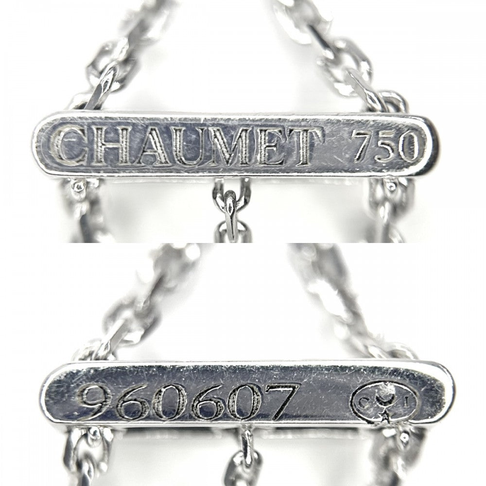 Chaumet ショーメ ネックレス マルチリアン ジュエリー アクセサリー ダイヤモンド シルバー レディース 約21g【中古品】