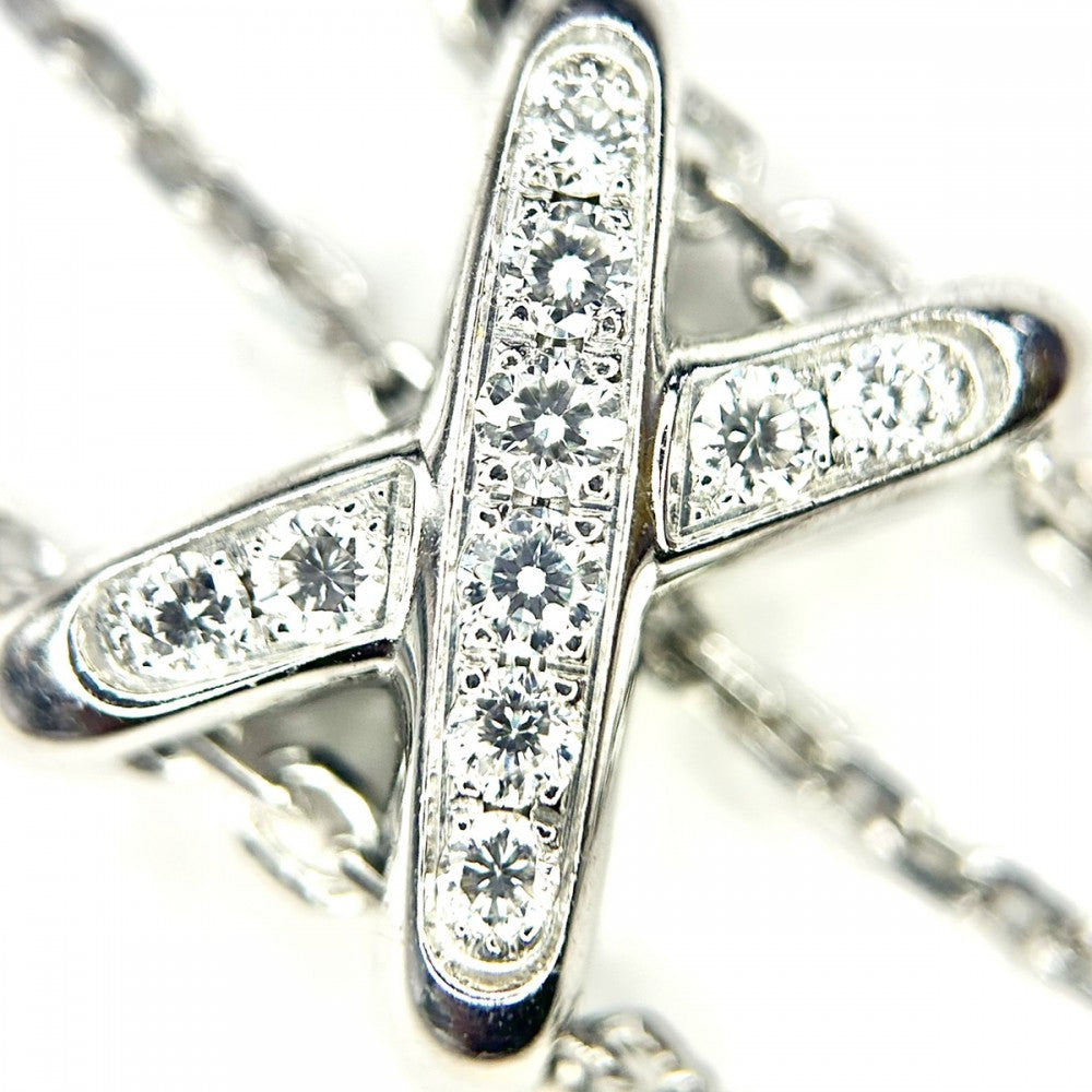 Chaumet ショーメ ネックレス マルチリアン ジュエリー アクセサリー ダイヤモンド シルバー レディース 約21g【中古品】