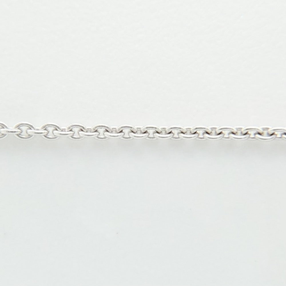【開店SALE】 GRAFF グラフ ネックレス ダブル バタフライ シルエット ペンダント ジュエリー アクセサリー 18金WG Au750 K18ホワイトゴールド ダイヤモンド0.53ct レディース 約5.1g【中古品】