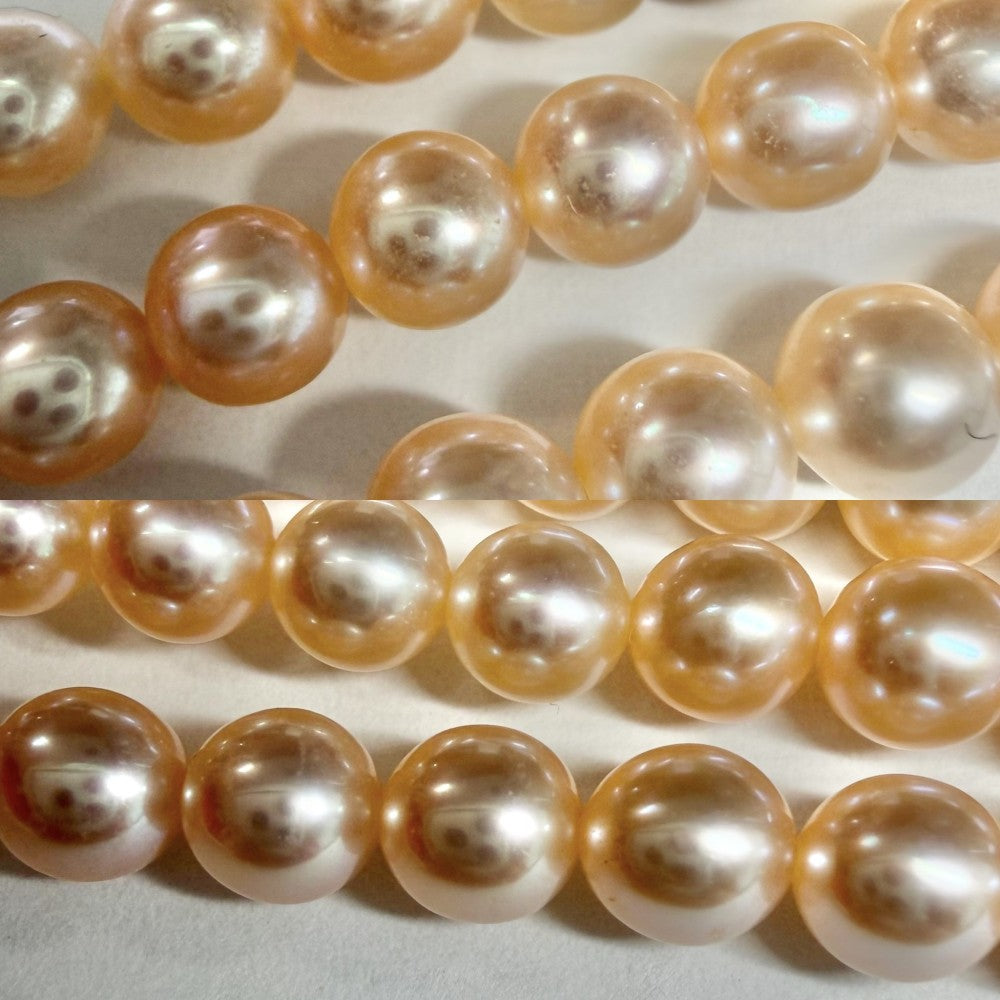 TASAKI タサキ ネックレス 3連 ジュエリー アクセサリー 18金WG Au750 K18ホワイトゴールド パール約0.5mm ピンク系 シルバー金具 レディース 約44.6g【中古品】