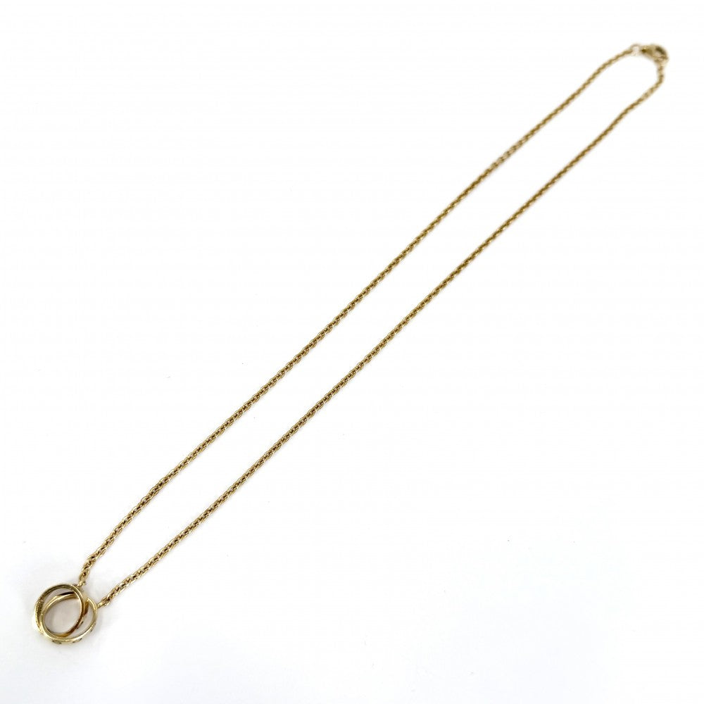 CARTIER カルティエ ネックレス ベビーラブ LOVE ジュエリー アクセサリー Au750 18金YG K18イエローゴールド レディース 約6.7g【中古品】