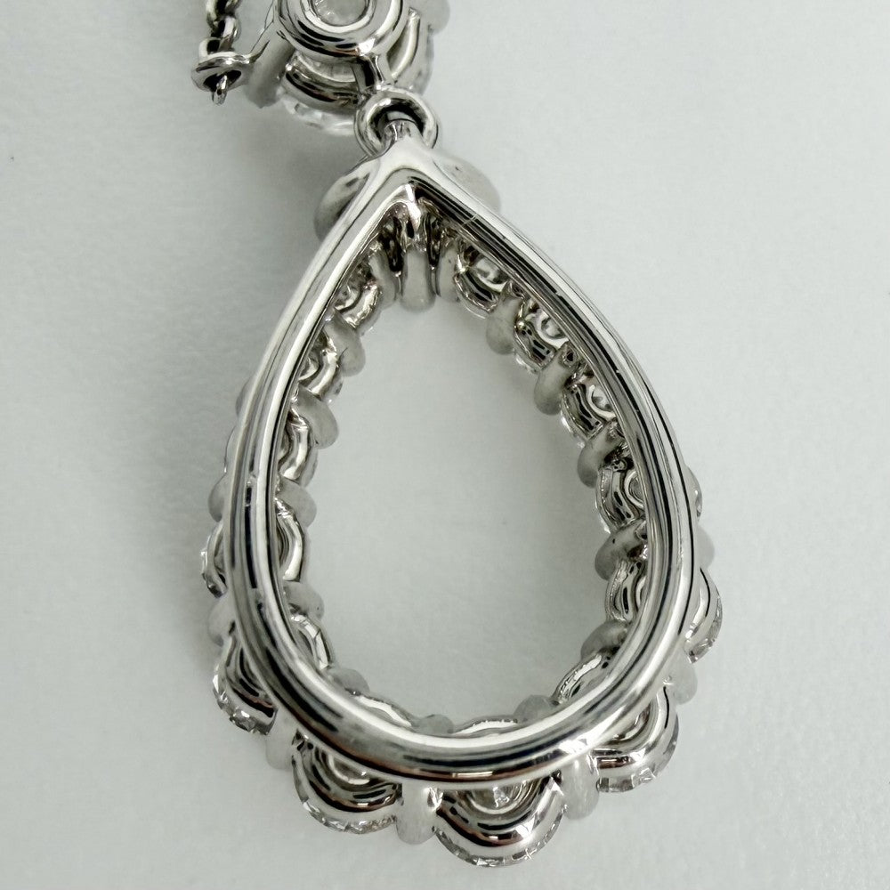 HARRY WINSTON ハリーウィンストン ネックレス ループ・ペンダント エクストララージ ジュエリー アクセサリー Pt950プラチナ ダイヤモンド レディース 約5.4g【中古品】