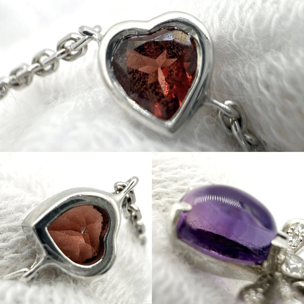 Chaumet ショーメ ブレスレット アトラップ モワ ジュエリー アクセサリー 18金WG Au750 K18ホワイトゴールド ダイヤモンド レディース 約2.4g【中古品】