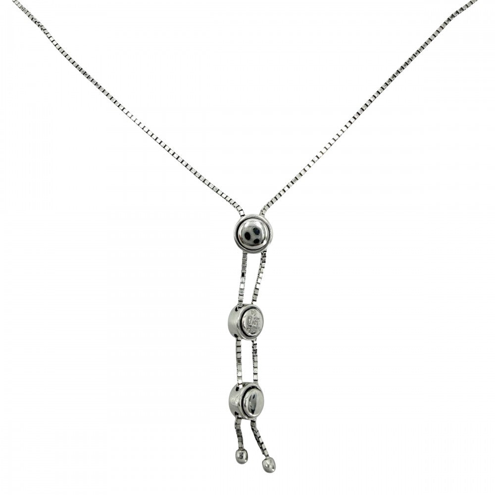 TASAKI タサキ ネックレス トリロジー 三連 ペンダント 18金 K18WG ジュエリー アクセサリー K18ホワイトゴールド ダイヤモンド0.37ct レディース 約6.2g【中古品】