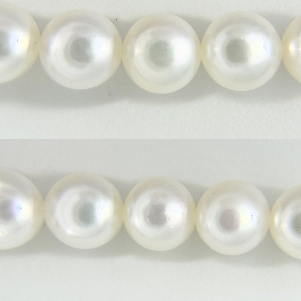 【開店SALE】 MIKIMOTO ミキモト ネックレス チャーム付き ジュエリー アクセサリー 真珠 フォーマル 冠婚葬祭 シルバー パール約0.5mm レディース 約35.0g【中古品】