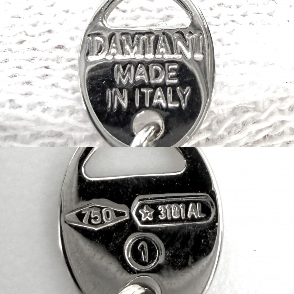 Damiani ダミアーニ ネックレス ベルエポック ジュエリー アクセサリー ペンダント クロス Au750 18金WG K18ホワイトゴールド ダイヤモンド ユニセックス 約3.8g【中古品】