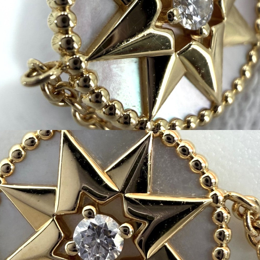 Dior ディオール ブレスレット Rose des Vents アクセサリー ジュエリー Au750 18金YG K18イエローゴールド ダイヤモンド0.04ct ゴールド レディース 約3.0g【中古品】