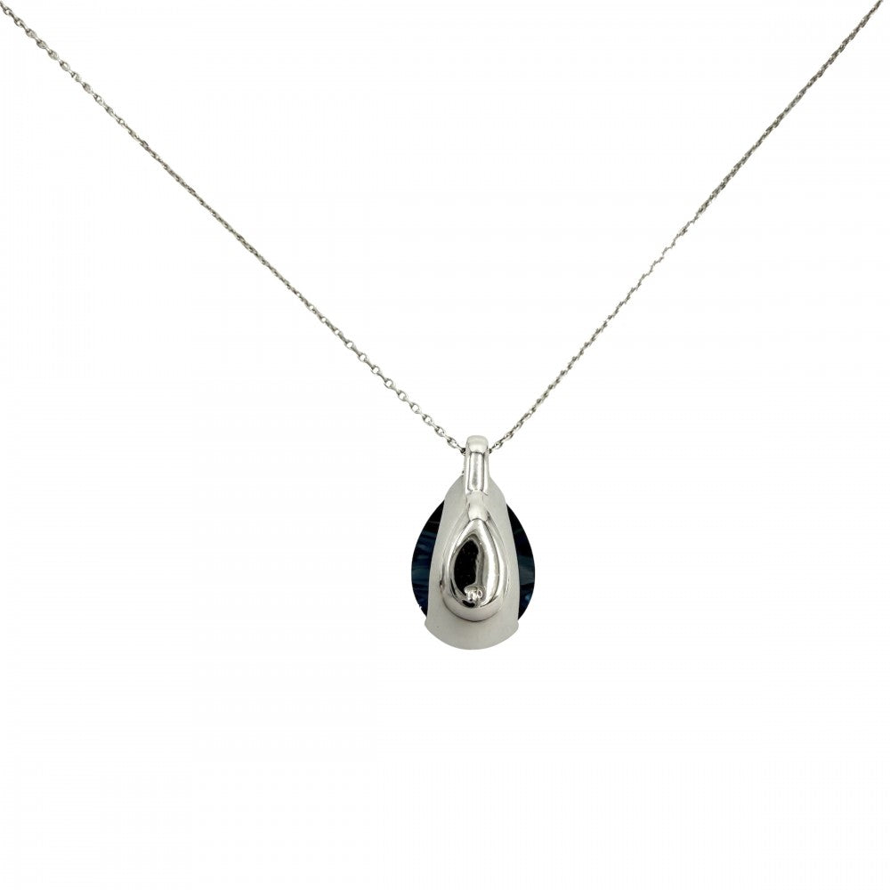 TASAKI タサキ ネックレス ルミノ ペンダント アクセサリー ジュエリー 18金WG Au750 K18ホワイトゴールド ブルートパーズ レディース 約6.0g【中古品】
