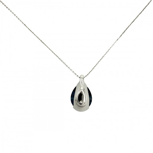 TASAKI タサキ ネックレス ルミノ ペンダント アクセサリー ジュエリー 18金WG Au750 K18ホワイトゴールド ブルートパーズ レディース 約6.0g【中古品】