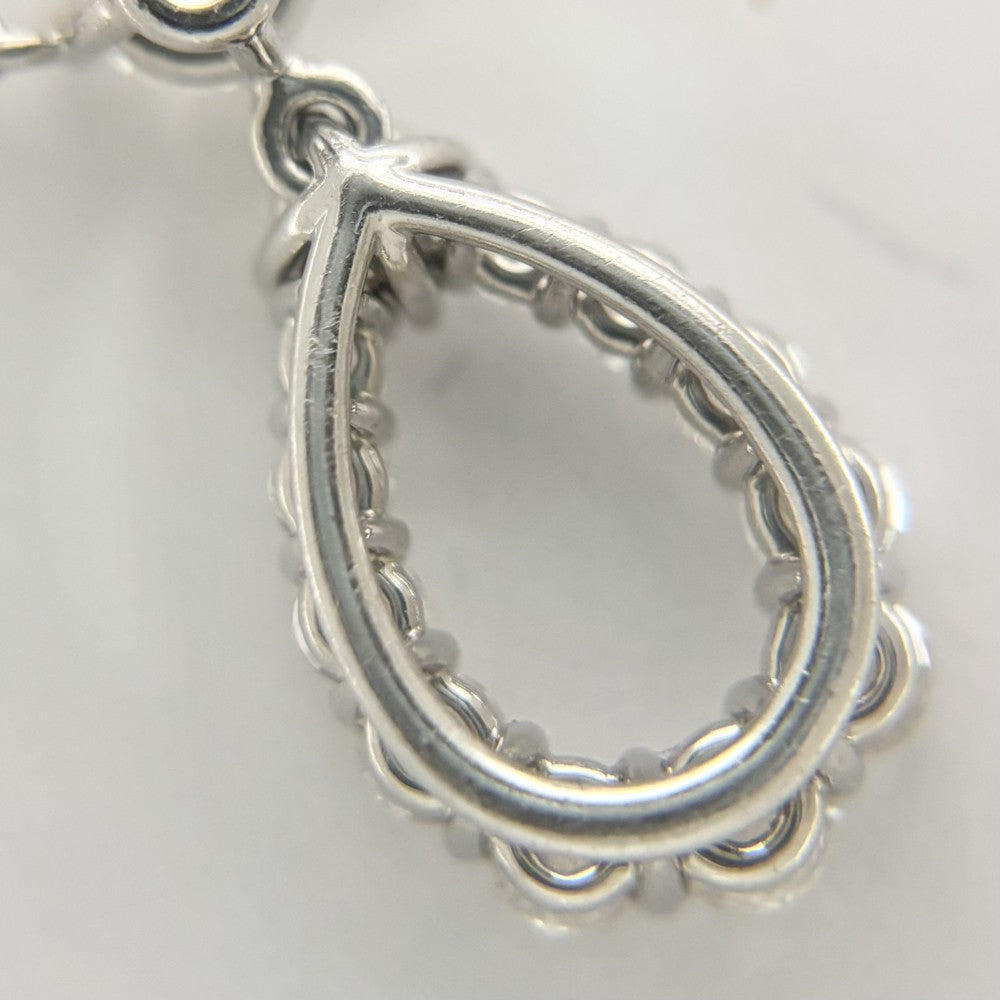 HARRY WINSTON ハリーウィンストン ネックレス ループ・ペンダント ミディアム ジュエリー アクセサリー Pt950プラチナ ダイヤモンド レディース 約4.5g【中古品】