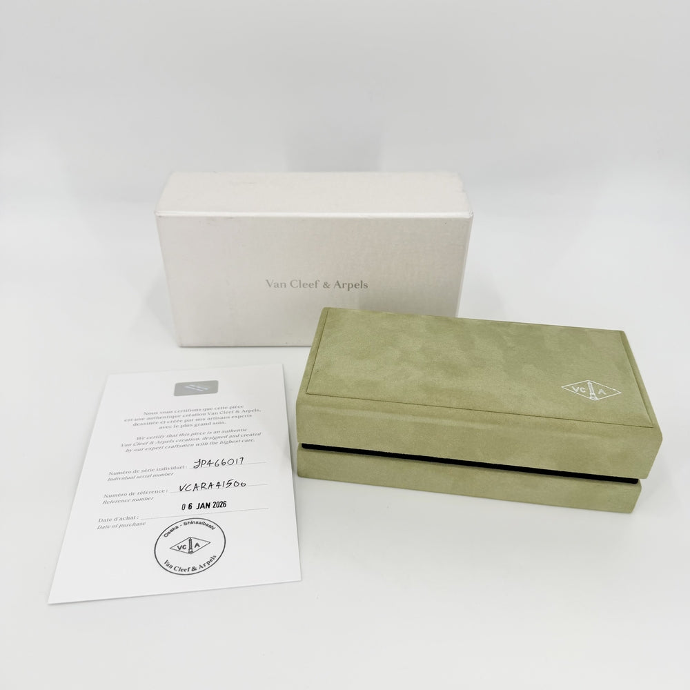Van Cleef & Arpels ヴァンクリーフ＆アーペル ブレスレット ヴィンテージ アルハンブラ ジュエリー アクセサリー K18ホワイトゴールド ダイヤモンド60石2.41ct VCARA41500 レディース 約13.6g【中古品】