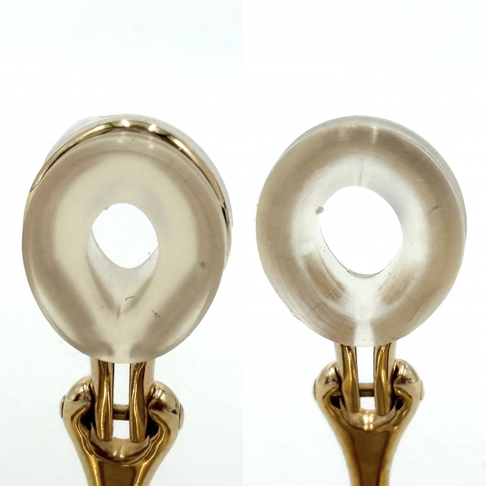 MIKIMOTO ミキモト イヤリング フラワーモチーフ ジュエリー アクセサリー 18金YG Au750 真珠 K18イエローゴールド パール レディース 約8.9g【中古品】