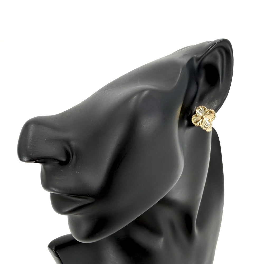 Van Cleef & Arpels ヴァンクリーフ＆アーペル ピアス ギヨシェ ヴィンテージアルハンブラ アクセサリー ジュエリー 18金YG Au750 K18イエローゴールド VCARP3JL00 レディース 約9.9g【中古品】