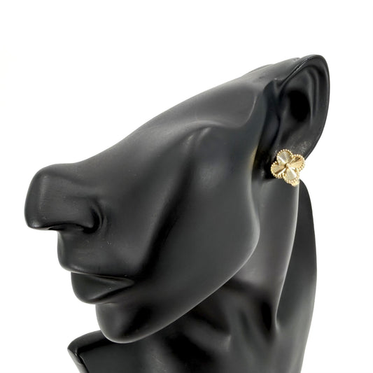 Van Cleef & Arpels ヴァンクリーフ＆アーペル ピアス ギヨシェ ヴィンテージアルハンブラ アクセサリー ジュエリー 18金YG Au750 K18イエローゴールド VCARP3JL00 レディース 約9.9g【中古品】