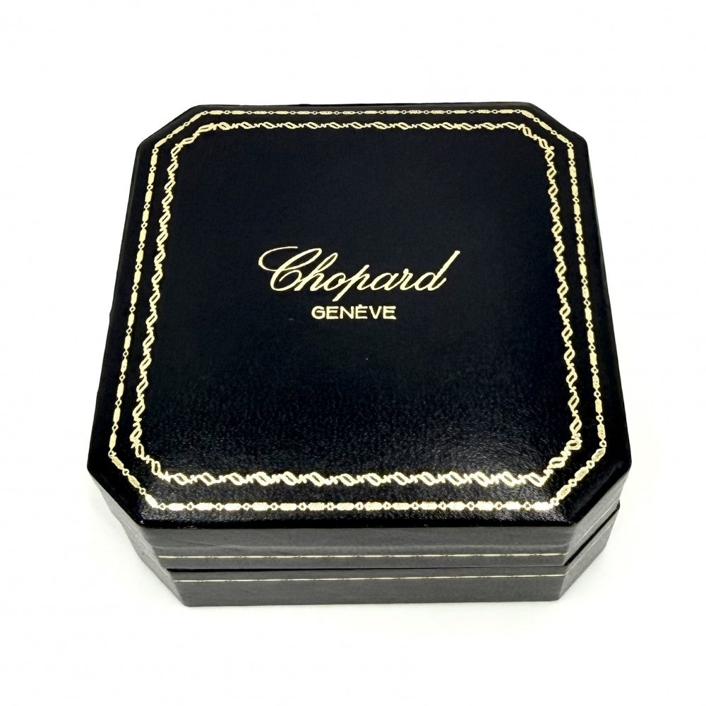 Chopard ショパール カフス ハッピーダイヤモンド ジュエリー アクセサリー Au750 18金WG K18ホワイトゴールド ダイヤモンド メンズ 約19.3g【中古品】
