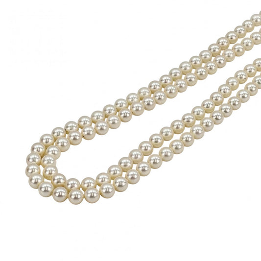 TASAKI タサキ ネックレス 真珠 ジュエリー アクセサリー ロングネックレス パール ホワイト 白 シルバー金具 レディース 約163.9g【中古品】
