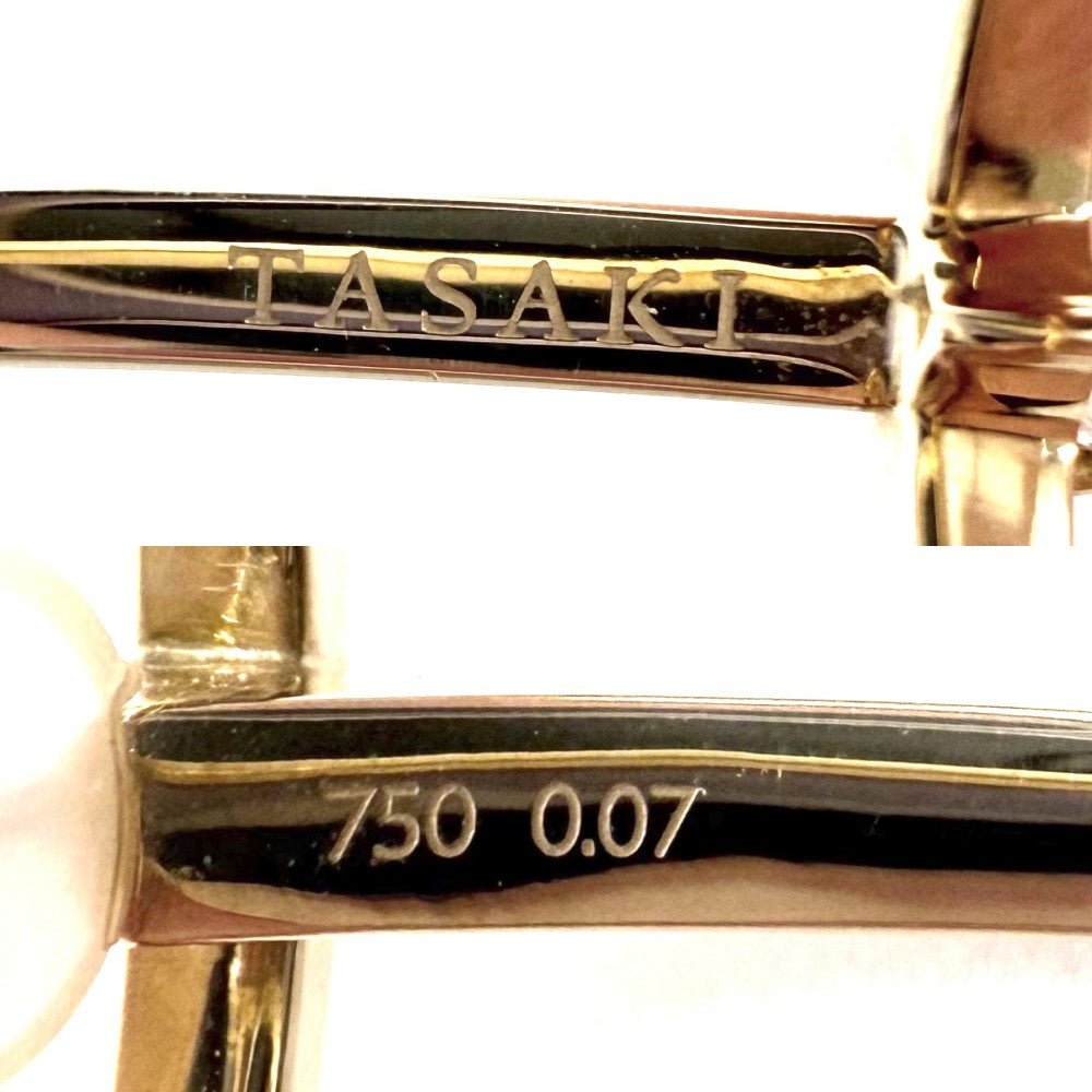 TASAKI タサキ 指輪 キネティック リング ジュエリー アクセサリー 18金YG 750 パール K18イエローゴールド あこや真珠(直径7.0mm) 約11号 RPI-4754-18KYG レディース 約5.2g【中古品】