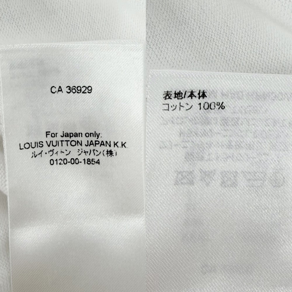 【開店SALE】 LOUIS VUITTON ルイヴィトン 半袖Ｔシャツ ロゴ アパレル トップス 服 RM232M HA0 HPN30W M ホワイト 白 ピンク 春 夏 コットン メンズ【中古品】