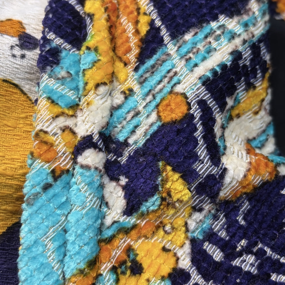 LOUIS VUITTON ルイヴィトン ワンピース 半袖 ボタン 総柄 服 アパレル 36 マルチカラー ゴールド金具 春 夏 レディース【中古品】