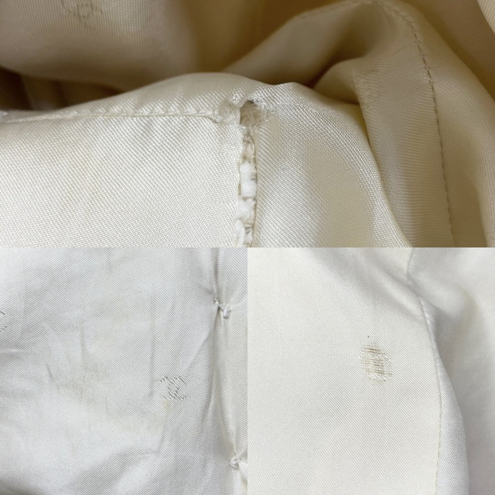 CHANEL シャネル スカート ツイード ココボタン ボトムス ヴィンテージ ココマーク アパレル 服 38 イエロー シルバー金具 オールシーズン ウール ナイロン レディース【中古品】