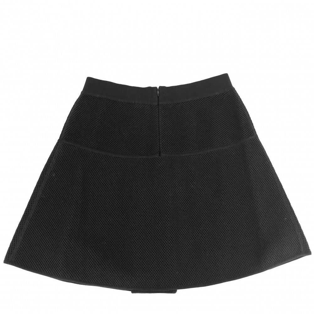 【開店SALE】 CHANEL シャネル セットアップ アパレル 服 タンクトップ ミニスカート メッシュ 40 ブラック 黒 夏 コットン レディース【中古品】