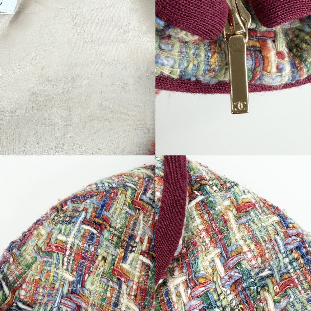 【開店SALE】 CHANEL シャネル アウター ココボタン ジャケット ツイード アパレル 服 ヴィンテージ 40 P56516V42246 マルチカラー ゴールド金具 秋 冬 ウール コットン ナイロン シルク レディース【中古品】