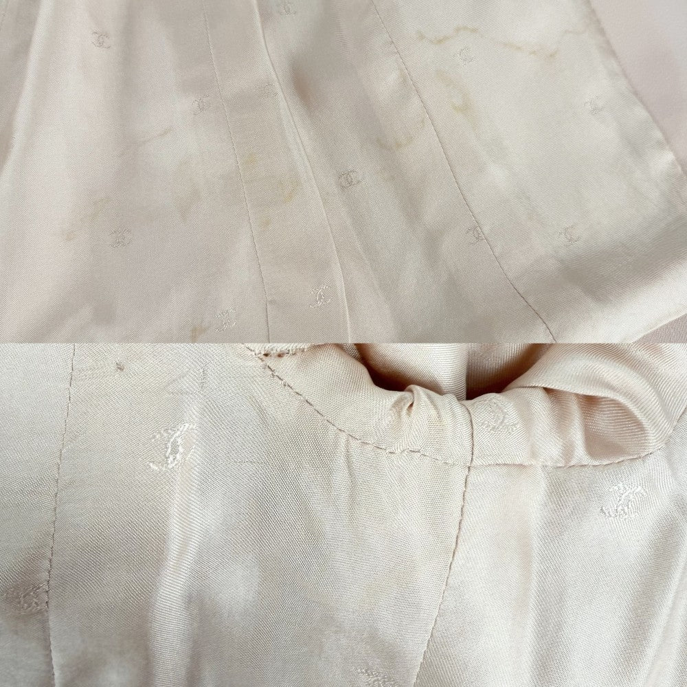 CHANEL シャネル アウター ココマーク ジャケット アパレル 服 97P 36 ピンク ゴールド金具 ウール レディース 1997年【中古品】