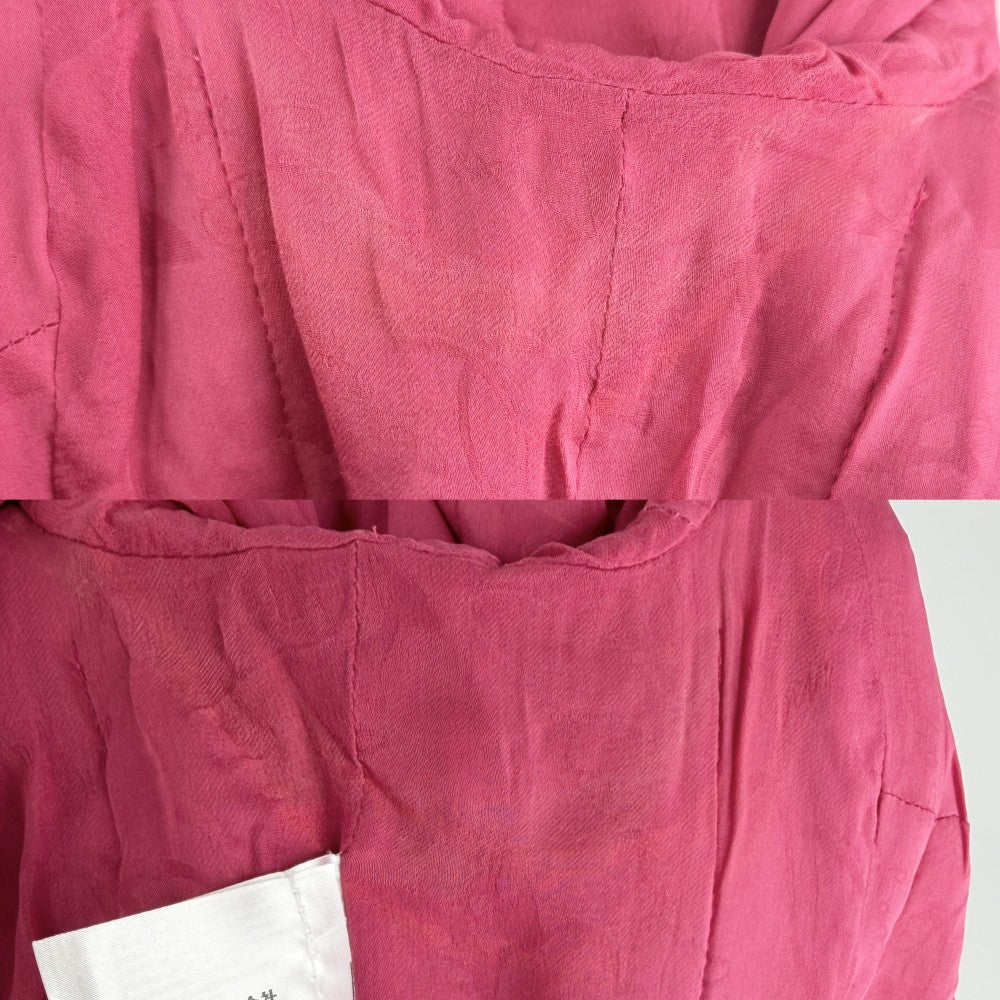 CHANEL シャネル セットアップ ノーカラージャケット スカート ココマーク アパレル 服 ピンク シルバー金具 春 秋 ウール ナイロン モヘア レディース【中古品】