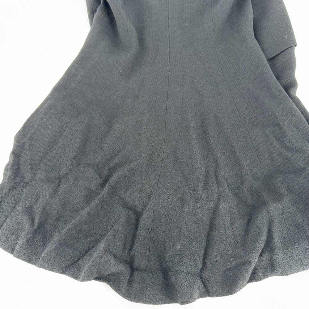 CHANEL シャネル ワンピース ノースリーブ ロングワンピース アパレル 服 38 ブラック 黒 秋 ウール レディース 1996年【中古品】