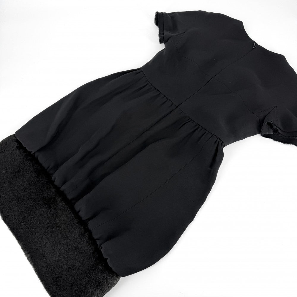 CHANEL シャネル ワンピース 半袖 アパレル 服 36 ブラック 黒 オールシーズン シルク レディース【中古品】