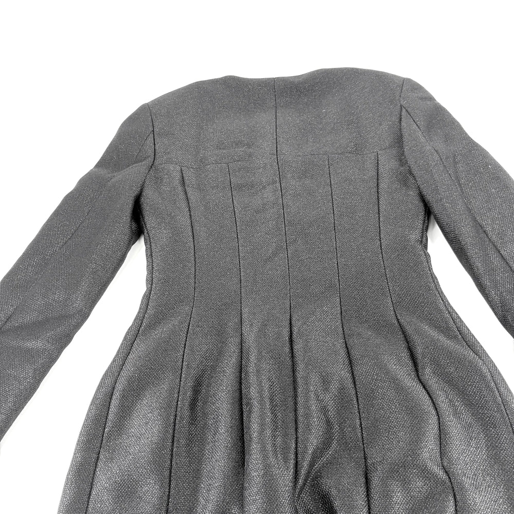 CHANEL シャネル コート ノーカラー ナイロンコート アパレル 服 アウター ブラック 黒 秋 ウール ナイロン レディース【中古品】