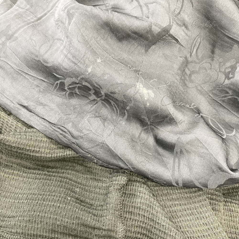 CHANEL シャネル ワンピース ツイード プリーツ ココマーク アパレル 服 36 ブラック 黒 マルチカラー 秋 コットン レディース【中古品】
