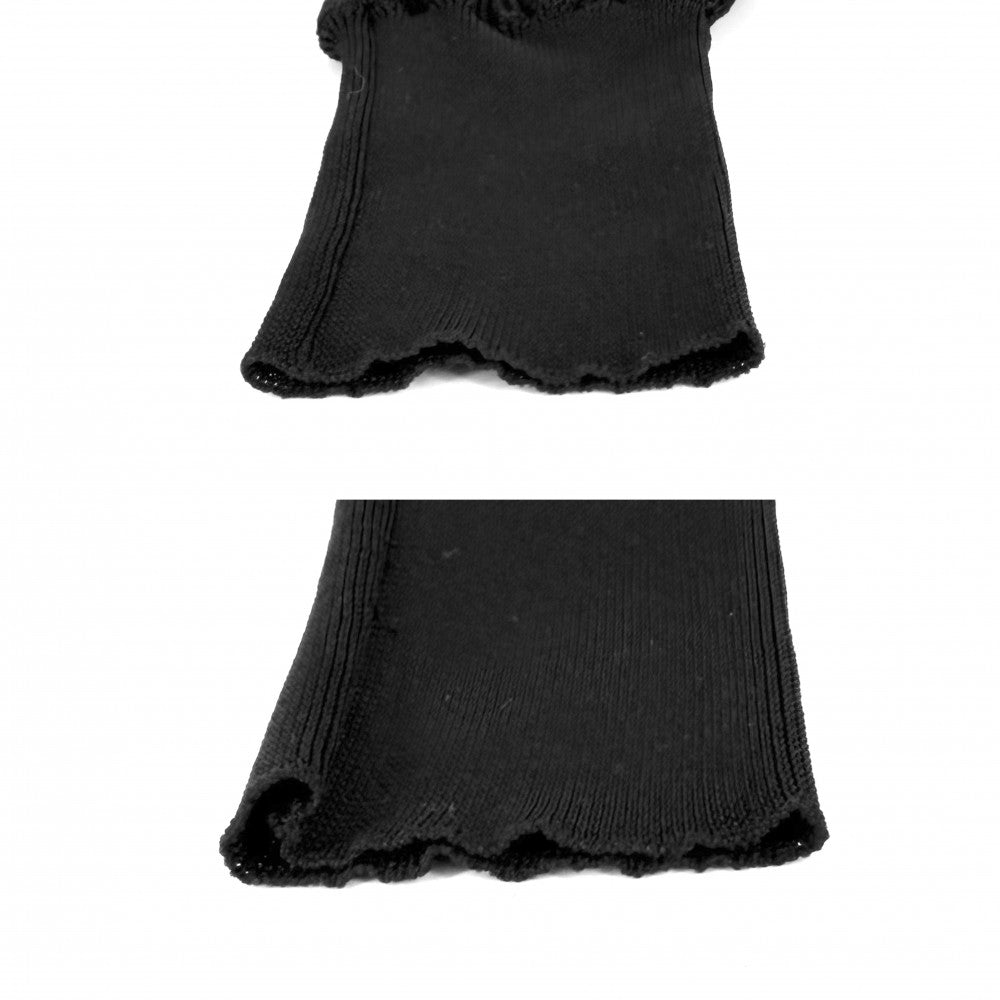 【開店SALE】 CHANEL シャネル ワンピース 長袖 ニットワンピース アパレル 服 36 ブラック 黒 春 秋 レーヨン シルク スパンデックス レディース【中古品】