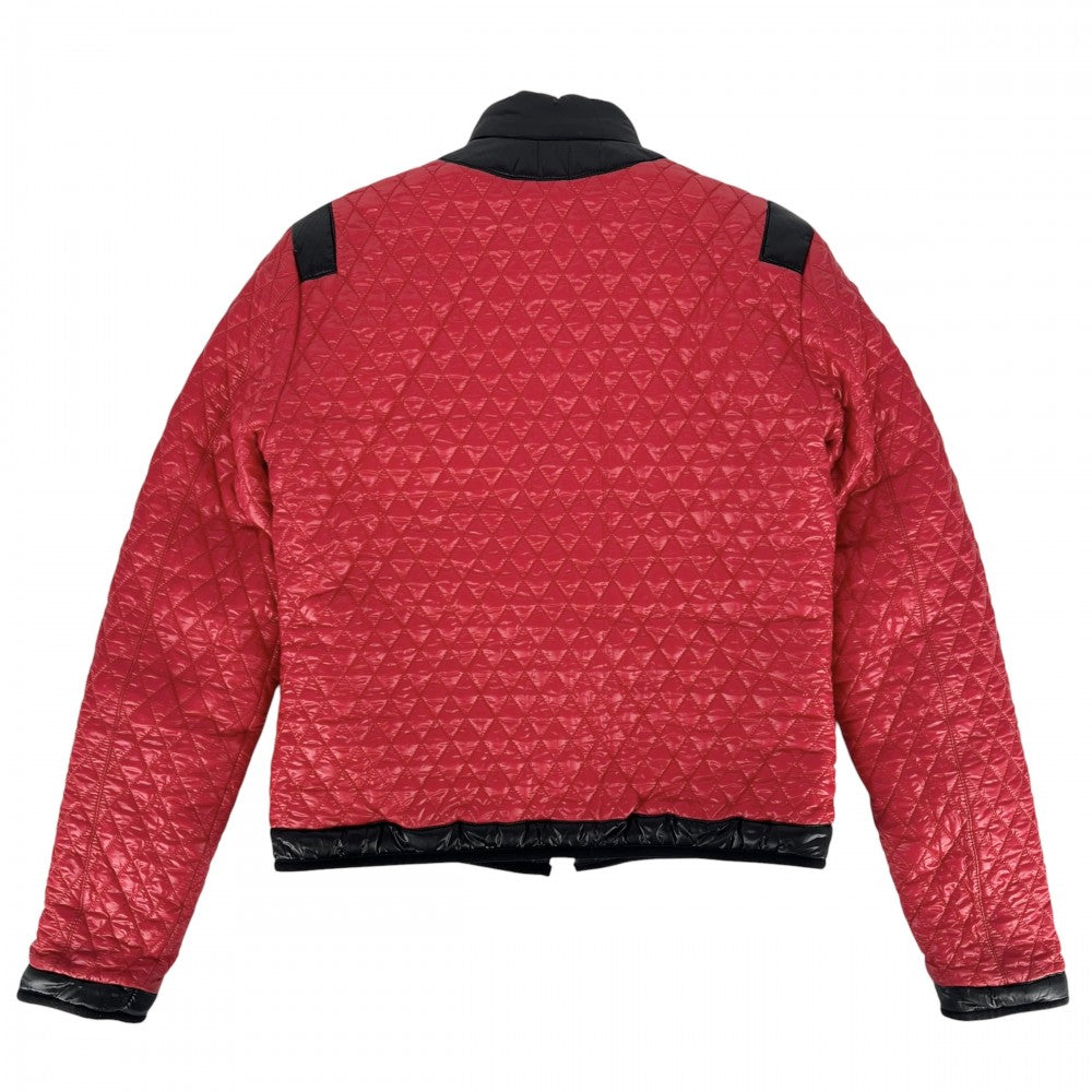 CHANEL シャネル ブルゾン リバーシブル ダウンジャケット アウター ノーカラー キルティング ココマーク 36 ブラック 黒 ピンク ガンメタル金具 ポリアミド ポリウレタン レディース【中古品】