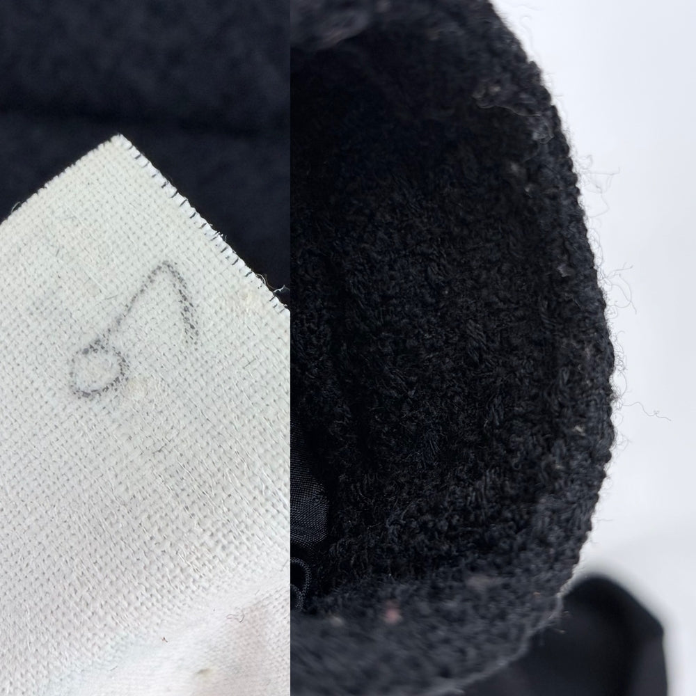CHANEL シャネル セットアップ マドモアゼルボタン ジャケット スカート ヴィンテージ アパレル 服 40 ブラック 黒 ゴールド金具 秋 冬 ウール レディース【中古品】