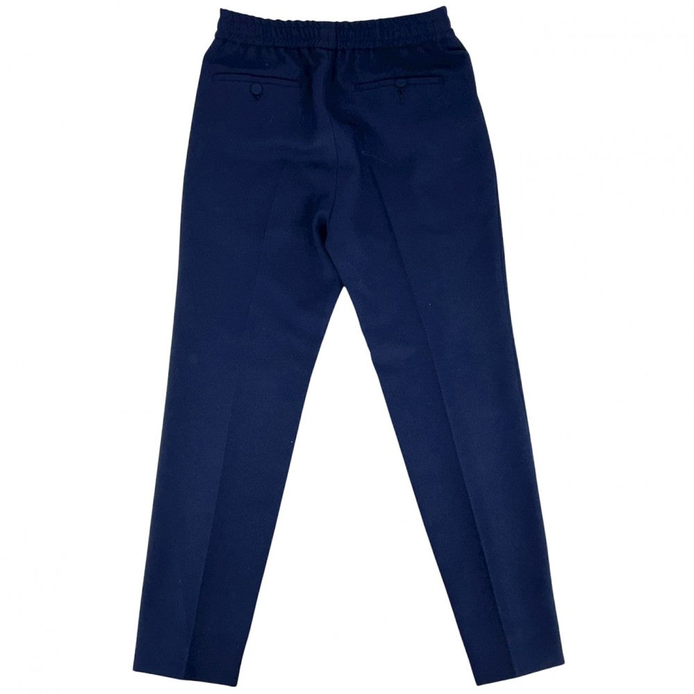 【開店SALE】 GUCCI グッチ パンツ インターロッキングG ストレートパンツ スラックス ボトムス 46 690559 ネイビー 紺 ポリエステル メンズ【中古品】