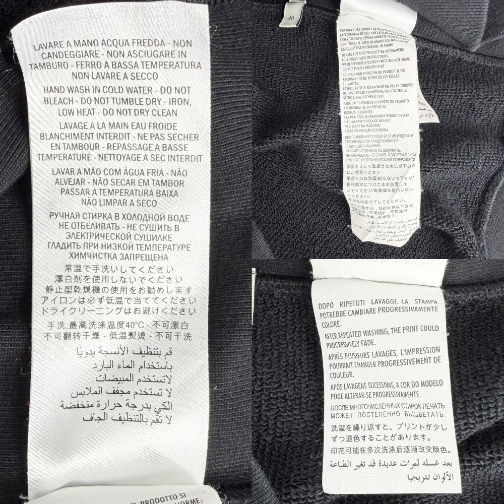 【開店SALE】 GUCCI グッチ パーカー プルオーバー フーディー トップス アパレル 服 M 569828 ブラック 黒 レッド 赤 春 秋 冬 コットン メンズ【中古品】