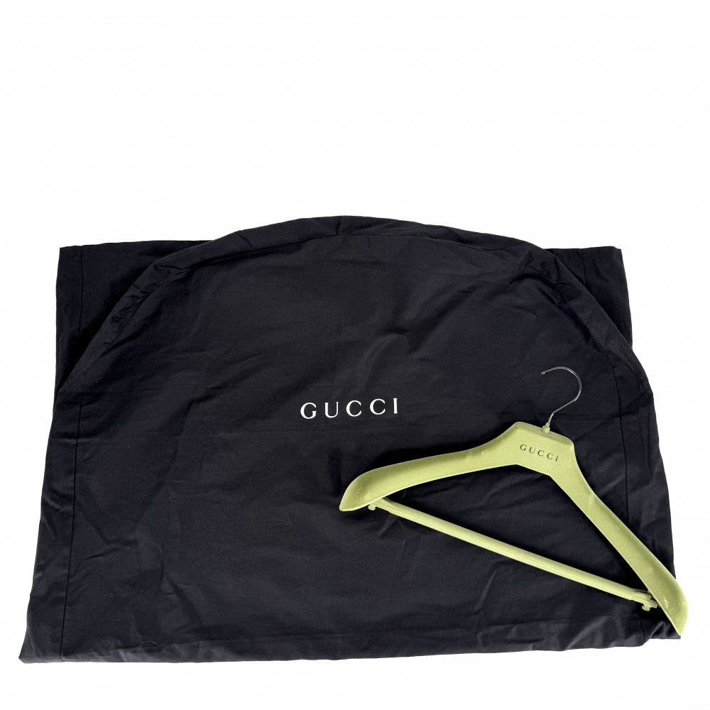 【秋物特集】 GUCCI グッチ テーラードジャケット シェリーライン 服 アウター アパレル 44 674403 ネイビー 紺 ゴールド金具 春 秋 ウール メンズ【中古品】