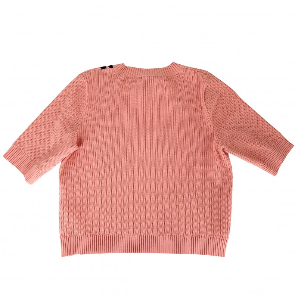 GUCCI グッチ セットアップ アディダスコラボ 半袖ニット ロングスカート adidas 服 アパレル トップス ボトムス M 693809/697710 ピンク ブラック 黒 春 夏 レーヨン ポリエステル ナイロン ポリウレタン レディース【中古品】