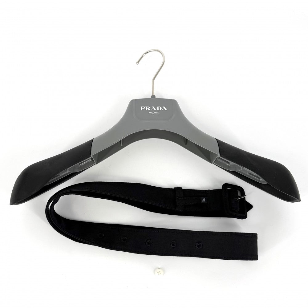 PRADA プラダ アウター ジャケット アパレル 服 40 ブラック 黒 春 秋 ウール モヘア レディース【中古品】