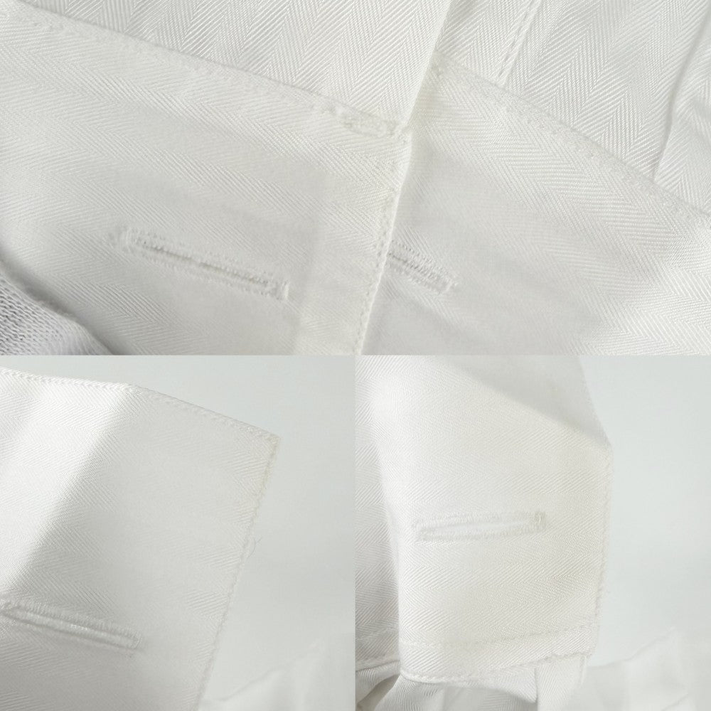HERMES エルメス 長袖シャツ Yシャツ トップス シンプル 38サイズ 洋服 アパレル ホワイト 白 コットン メンズ【中古品】