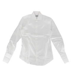 HERMES エルメス 長袖シャツ Yシャツ トップス シンプル 38サイズ 洋服 アパレル ホワイト 白 コットン メンズ【中古品】