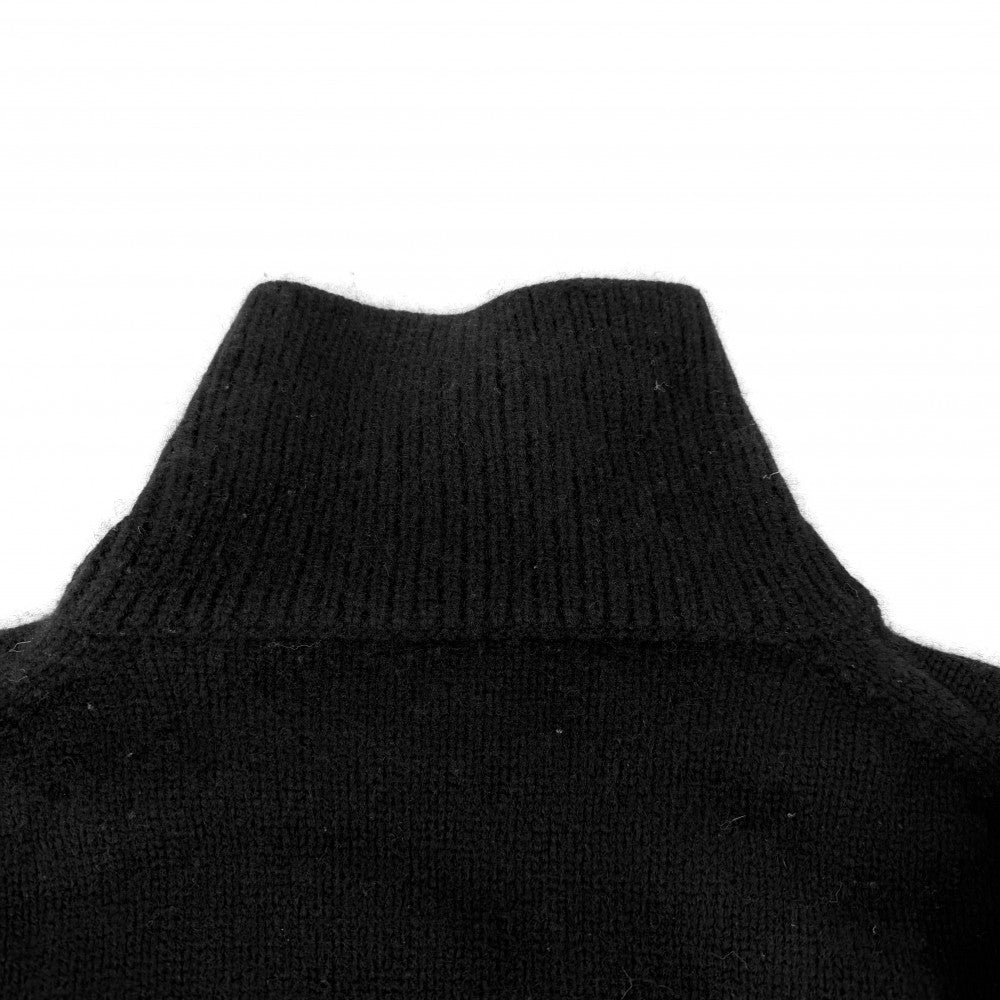 CELINE セリーヌ ニット フィービー期 セーター ハイネック 23GO4/6394 服 トップス M ブラック 黒 秋 冬 カシミヤ メンズ【中古品】