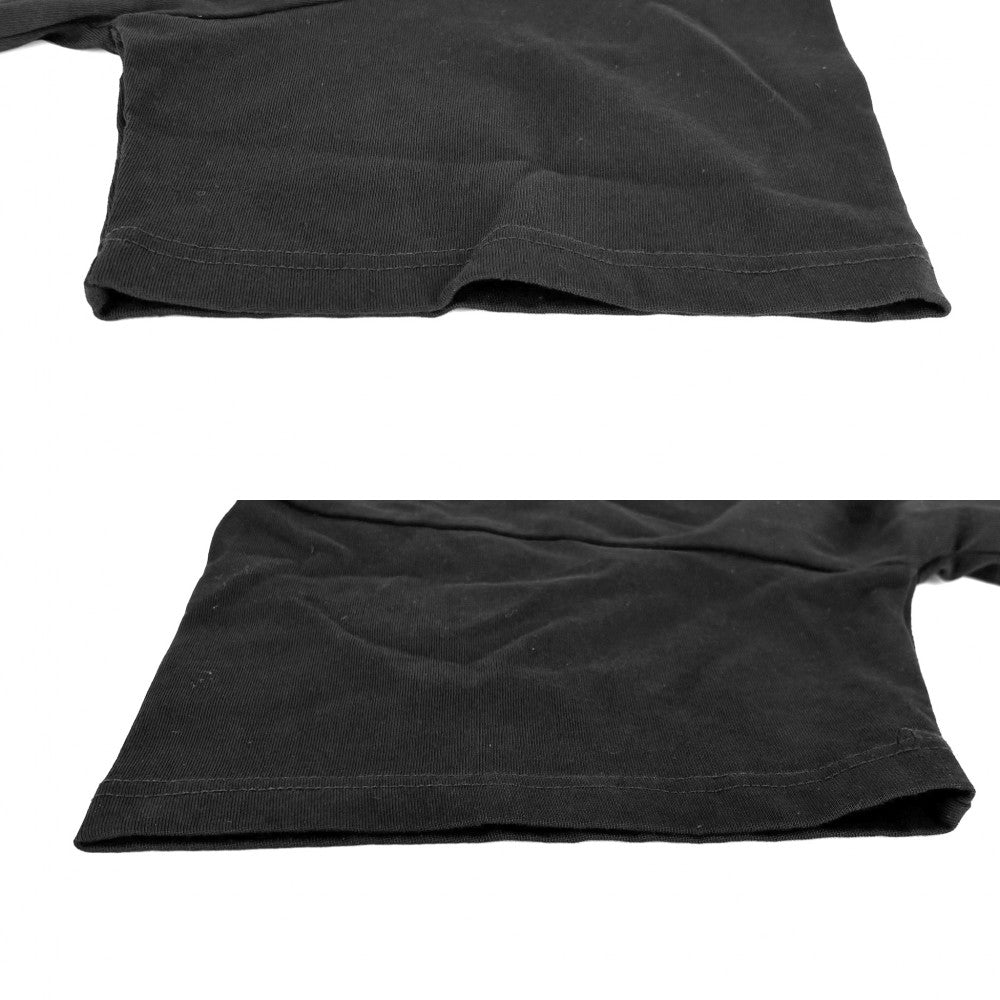 【開店SALE】 FENDI フェンディ 半袖Ｔシャツ ズッカ トップス アパレル ロゴポケット クルーネック 服 カットソー M FAF682 ブラック 黒 シルバー金具 春 夏 コットン レディース【中古品】