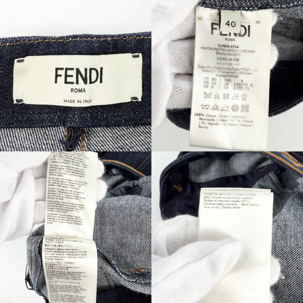 FENDI フェンディ ボトムス デニム キュロットパンツ ショートパンツ
