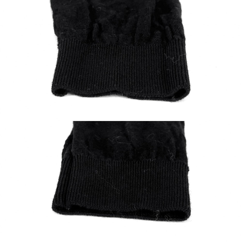 【開店SALE】 FENDI フェンディ ニット ロゴ セーター 長袖 ズッカ 服 トップス アパレル 44 FZZ426 ブラック 黒 ブラウン 茶 秋 冬 ウール メンズ【中古品】