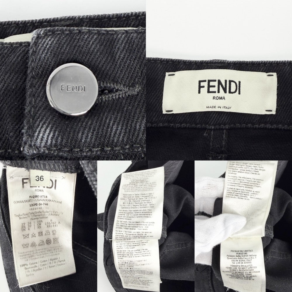 FENDI フェンディ スカート ズッカ 台形スカート ミニ 膝上 アパレル