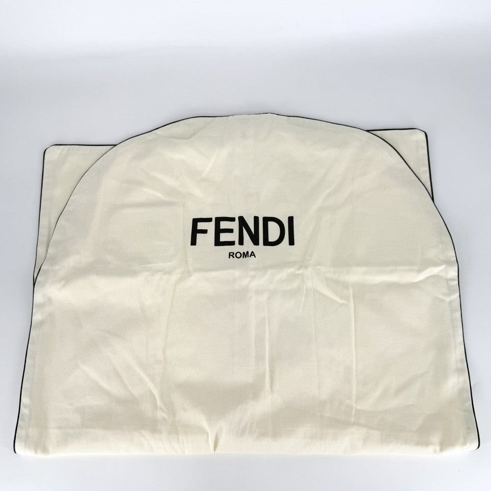 FENDI フェンディ スカート ズッカ 台形スカート ミニ 膝上 アパレル 36 ブラック 黒 コットン レディース【中古品】