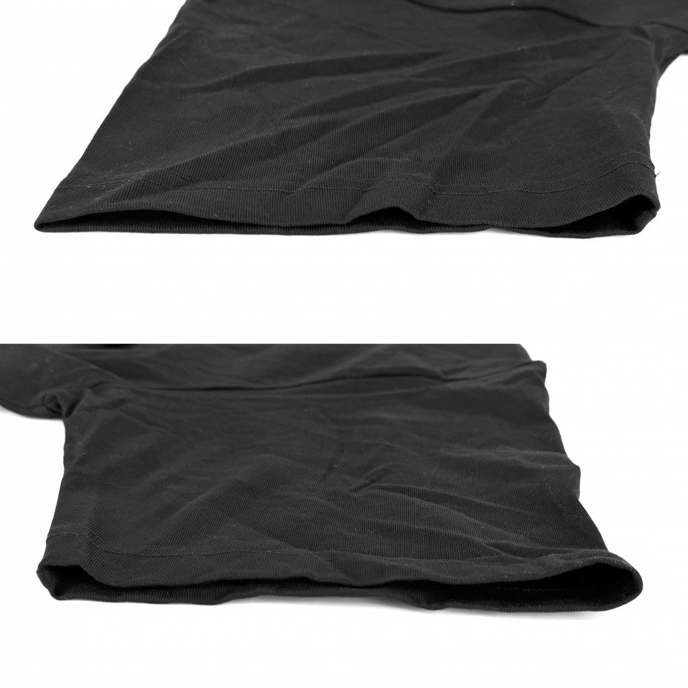 BALENCIAGA バレンシアガ 半袖Ｔシャツ クルーネックTシャツ トップス アパレル 服 XXS 641675 ブラック 黒 オールシーズン コットン メンズ【中古品】