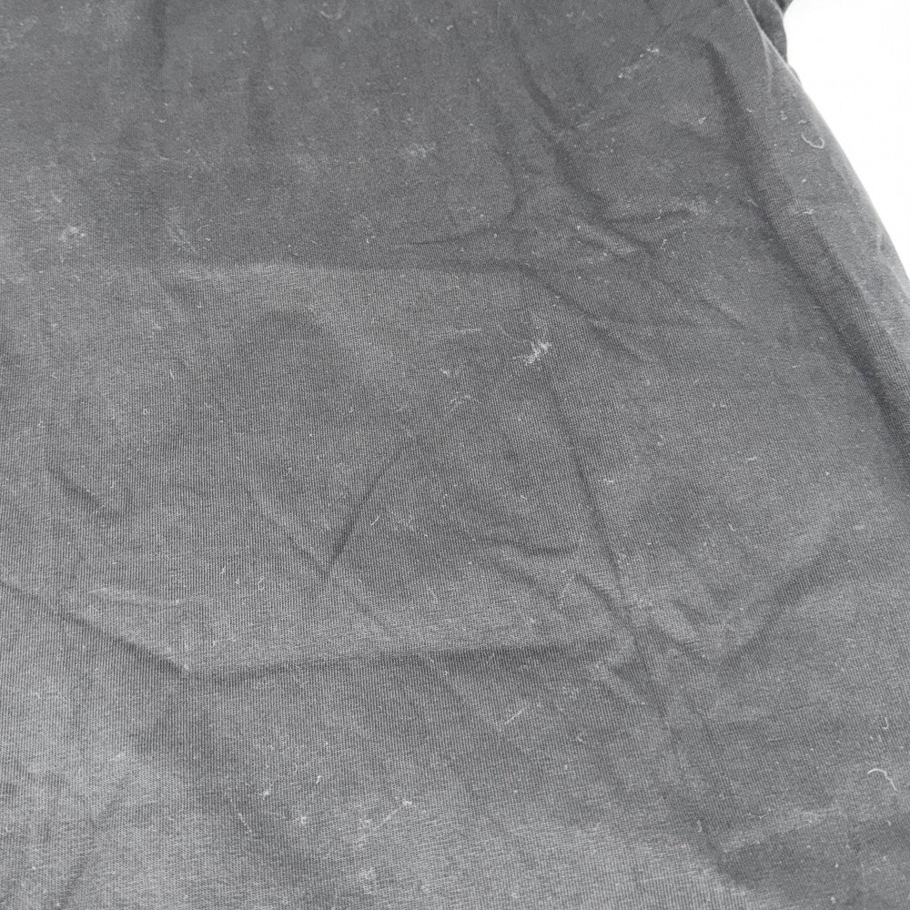 BALENCIAGA バレンシアガ 半袖Ｔシャツ クルーネックTシャツ トップス アパレル 服 XXS 641675 ブラック 黒 オールシーズン コットン メンズ【中古品】